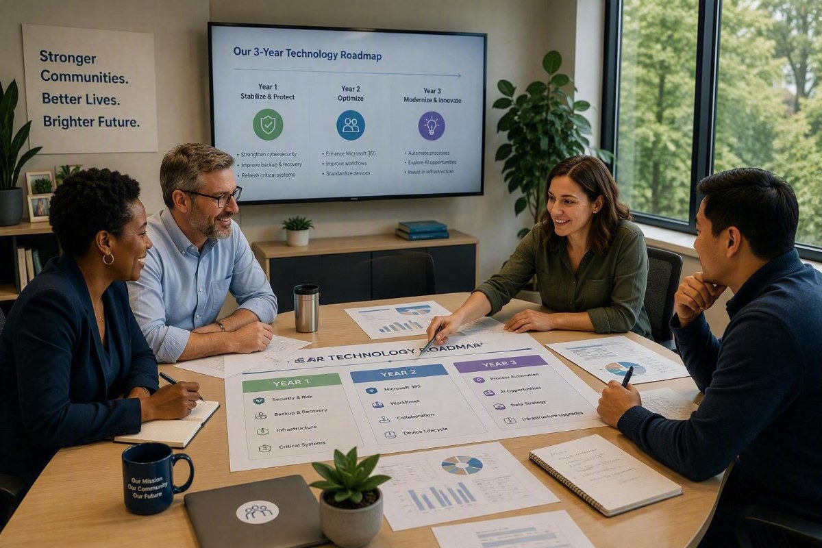 How Do You Build a 3-Year Technology Roadmap for a Nonprofit?